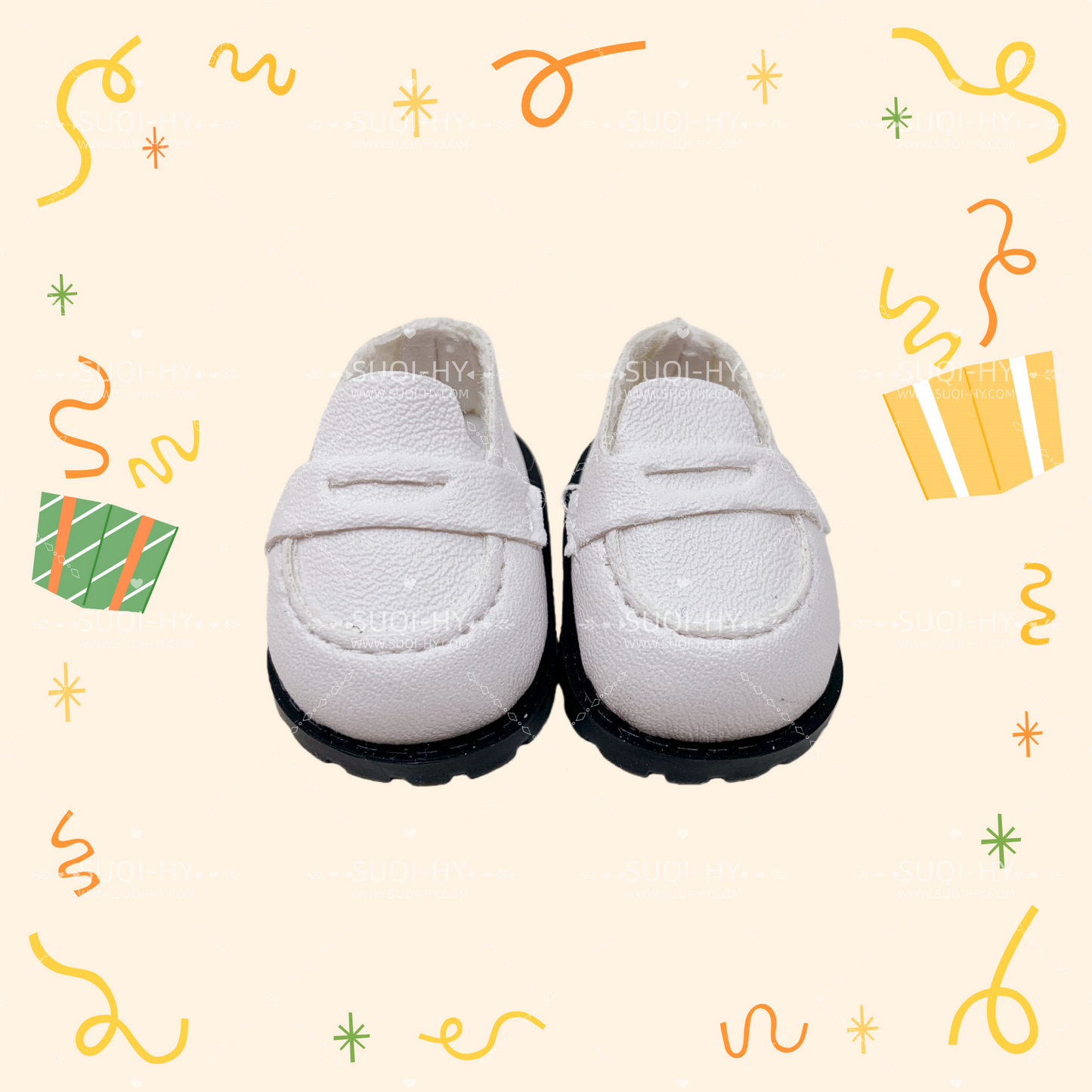 Handmade for 17cm LBB Plush Vinyl FigureCompatible with V1/V2/V3Macaron Sitting Party Warning: High Energy Ahead