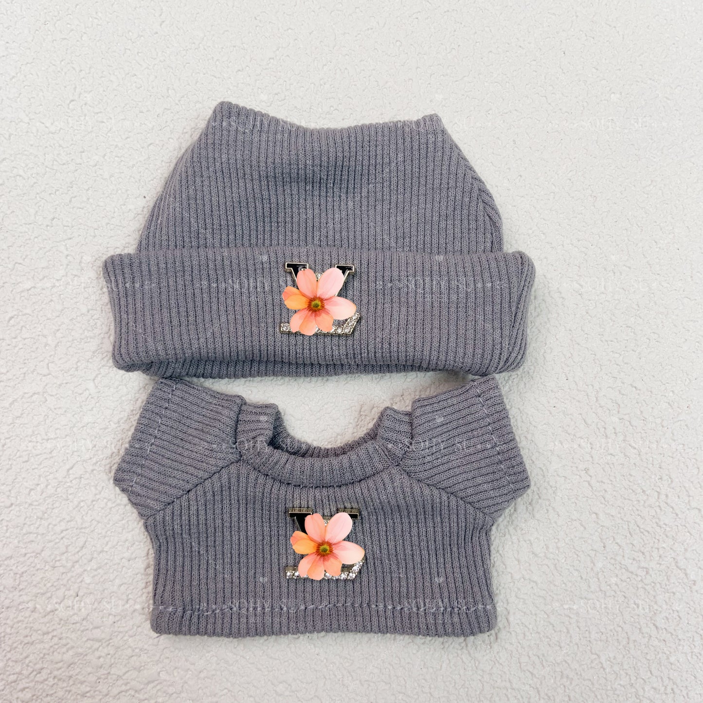 Lulu sweater set: hat + sweater,Multiple colors available, suitable for 17cm LFF dolls.