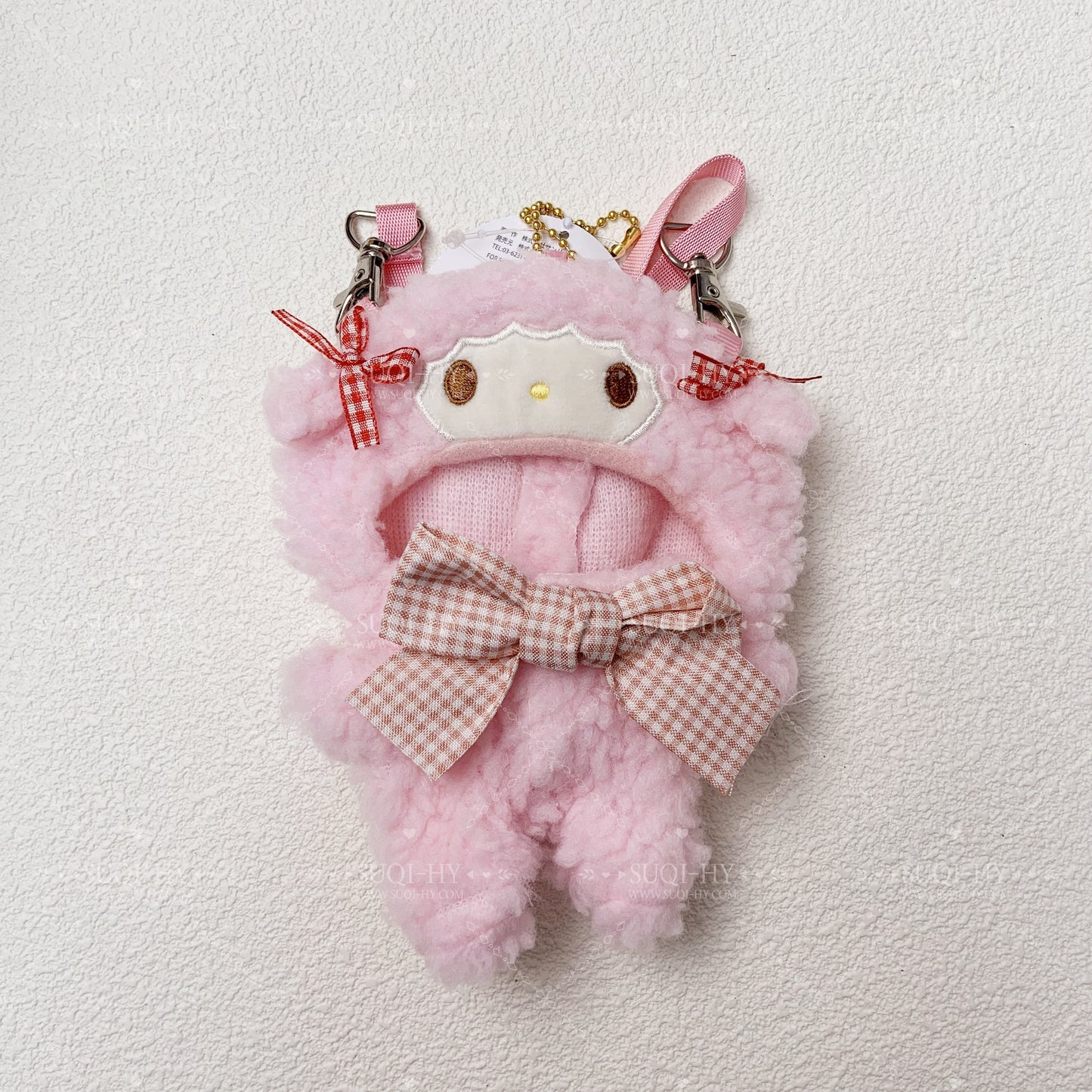 Cute plush HK /KUKU set,Other SanSanr character clothing suitable for 17cm lafufu