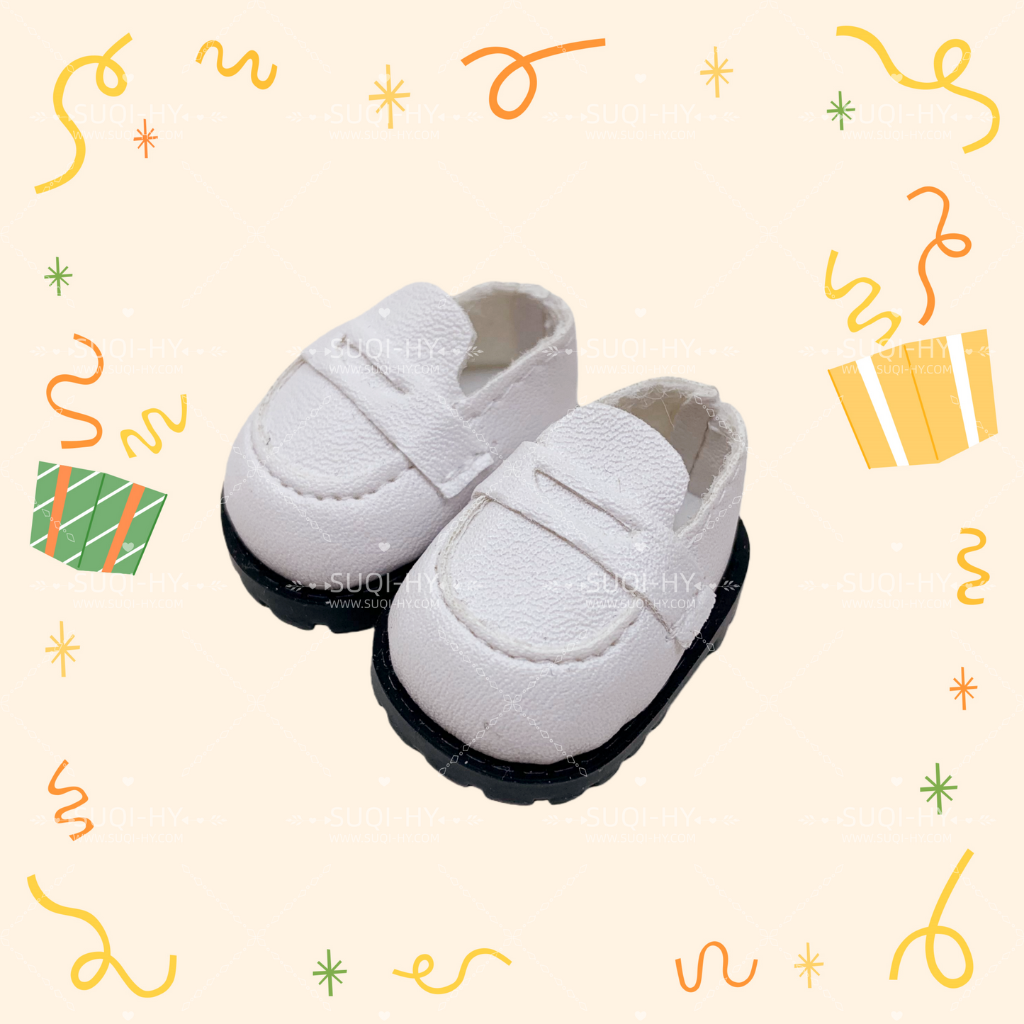 Handmade for 17cm LBB Plush Vinyl FigureCompatible with V1/V2/V3Macaron Sitting Party Warning: High Energy Ahead