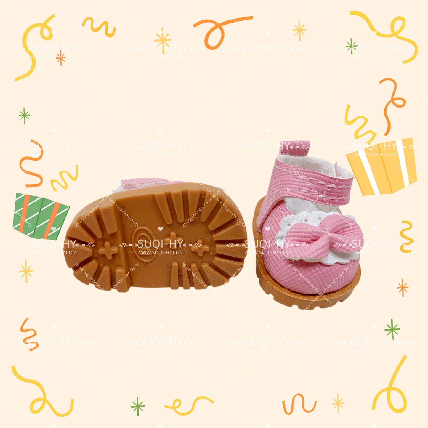 Handmade shoes suitable for 17cm LBB dolls, the size is very suitable,Perfect choice for matching with women's clothing