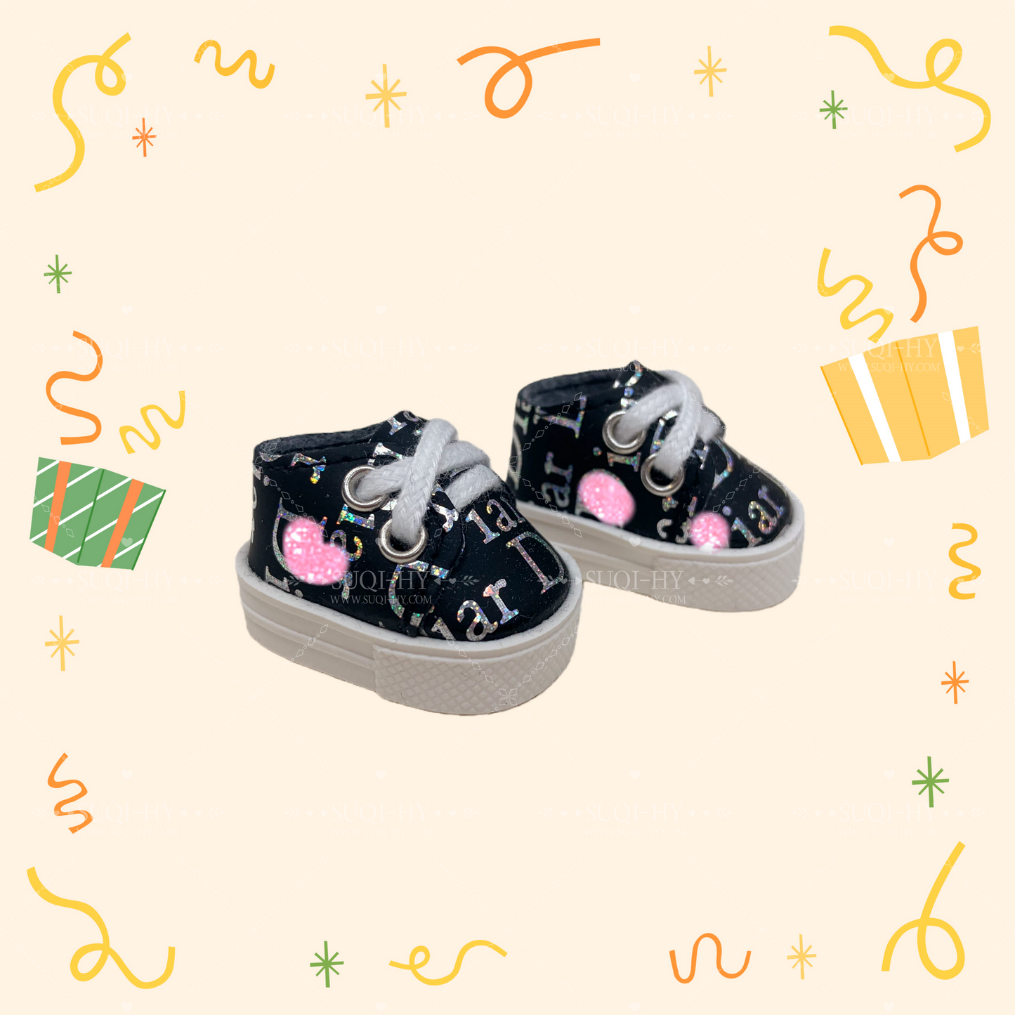 Doll shoes suitable for 17cm LBB dolls, compatible with V1/V2/V3 versions