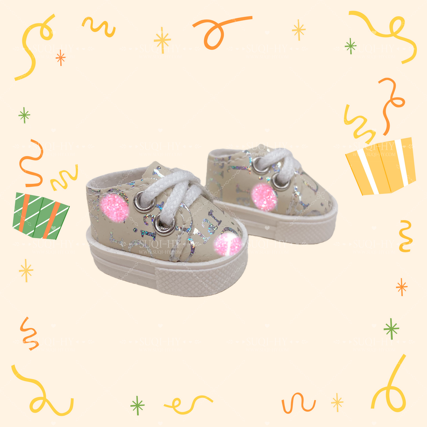 Doll shoes suitable for 17cm LBB dolls, compatible with V1/V2/V3 versions