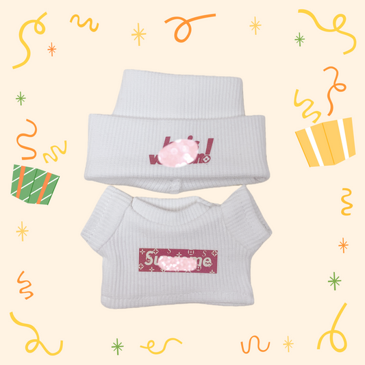 Knitted sweater set handmade customization suitable for 17cm LBB or dolls of the same size