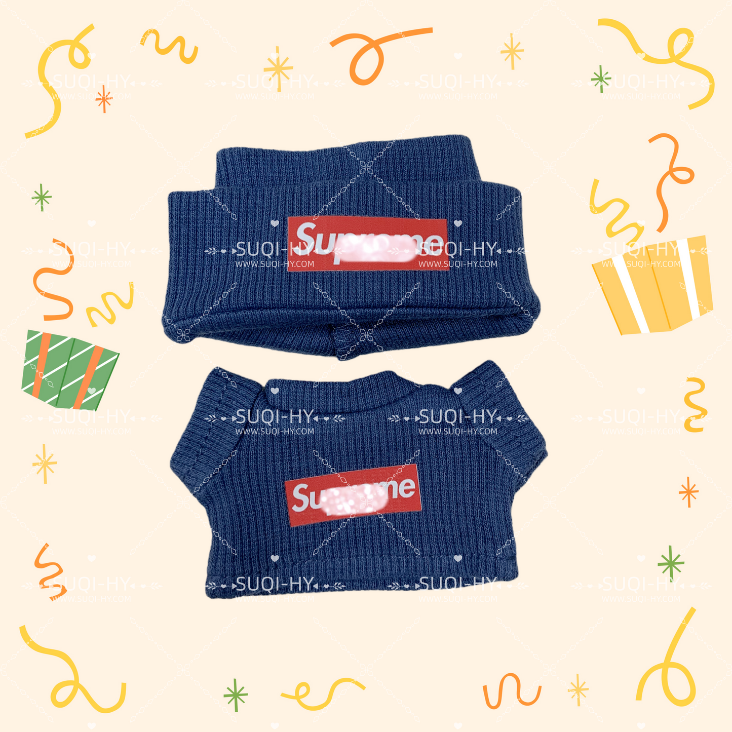 Knitted sweater set handmade customization suitable for 17cm LBB or dolls of the same size