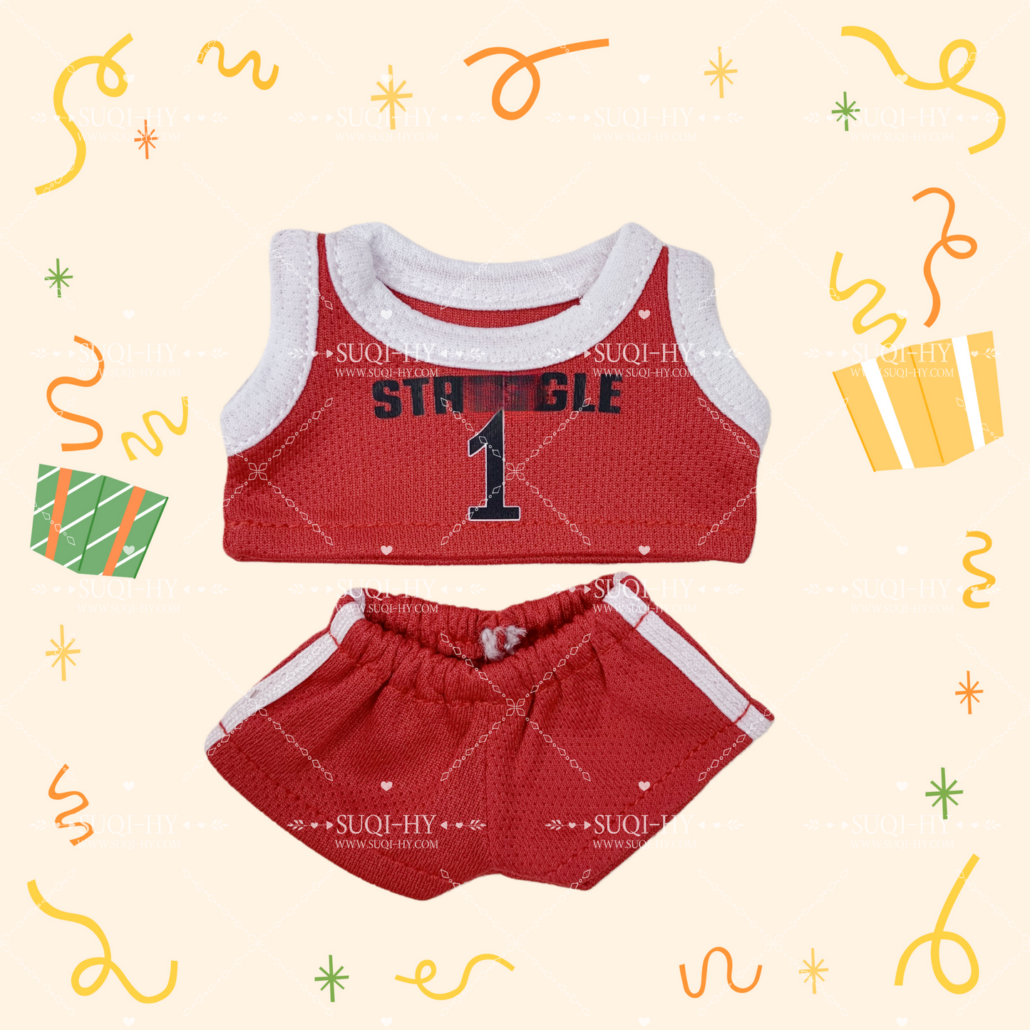 Handmade sportswear suitable for 17cm LBB, basketball, football, school uniform