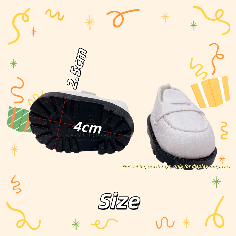 Shoes Part 3:Handmade for 17cm LBB Plush Vinyl FigureCompatible with V1/V2/V3Macaron Sitting Party Warning: High Energy Ahead