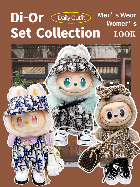 DI-or Set Collection：Handmade doll clothes are suitable for plush toys with a body size of 17cm LBB or other sizes around 10cm