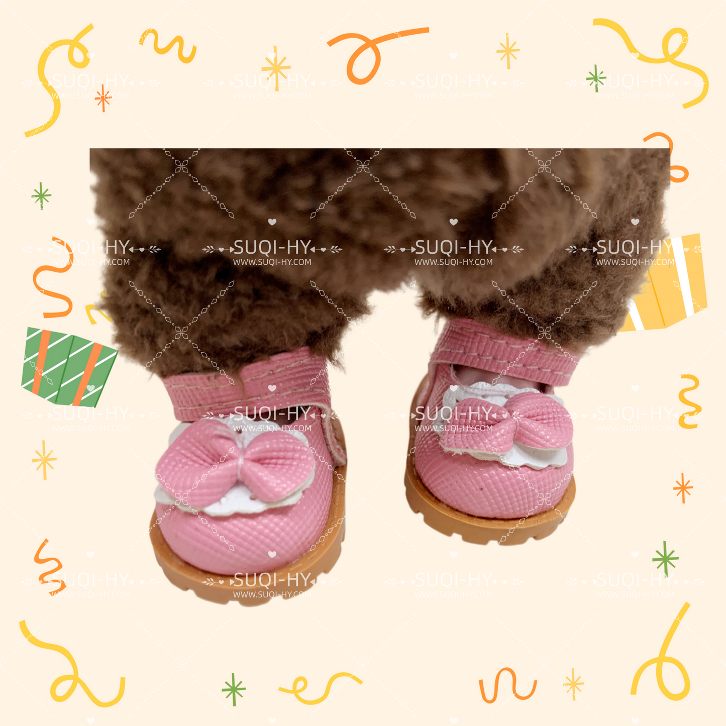 Handmade shoes suitable for 17cm LBB dolls, the size is very suitable,Perfect choice for matching with women's clothing