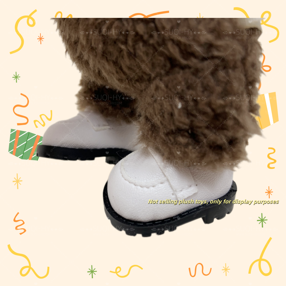 Shoes Part 3:Handmade for 17cm LBB Plush Vinyl FigureCompatible with V1/V2/V3Macaron Sitting Party Warning: High Energy Ahead