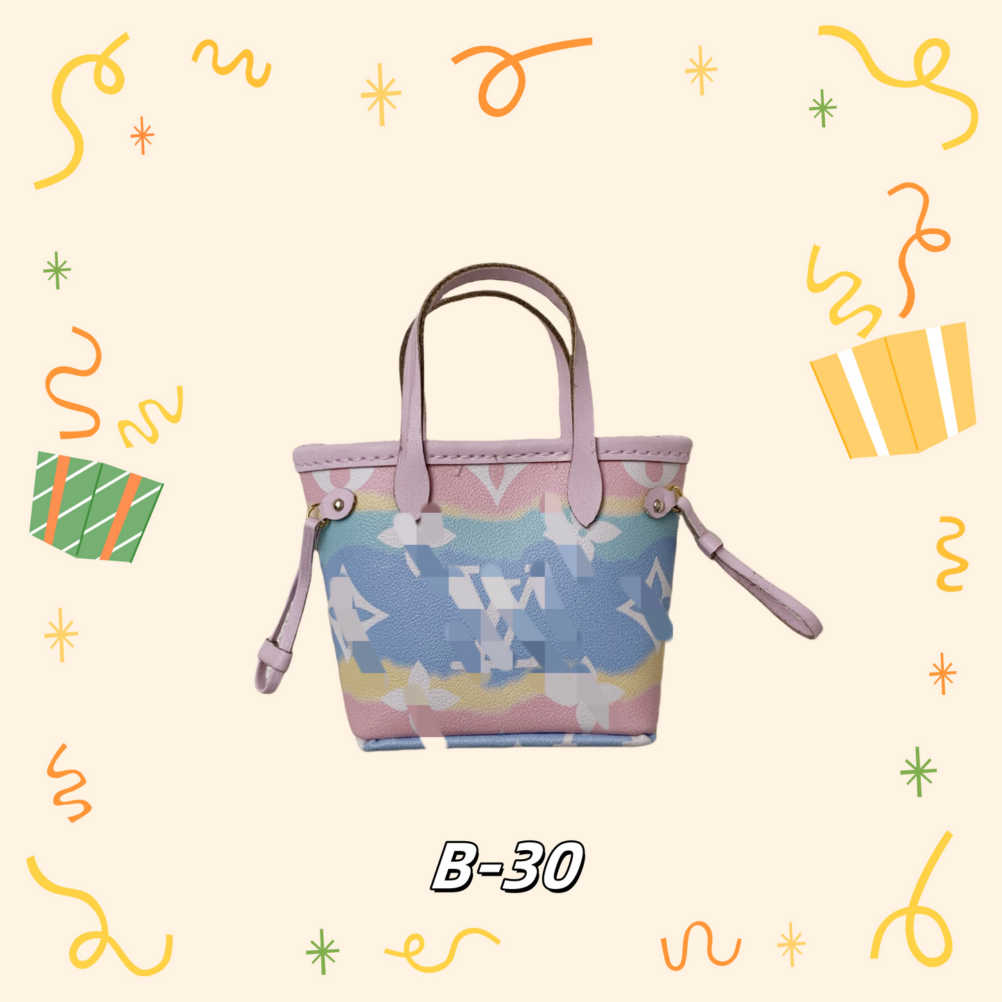 LULU Purse、bag for 17cm dolls like cotton dolls, suitable for Lafufu