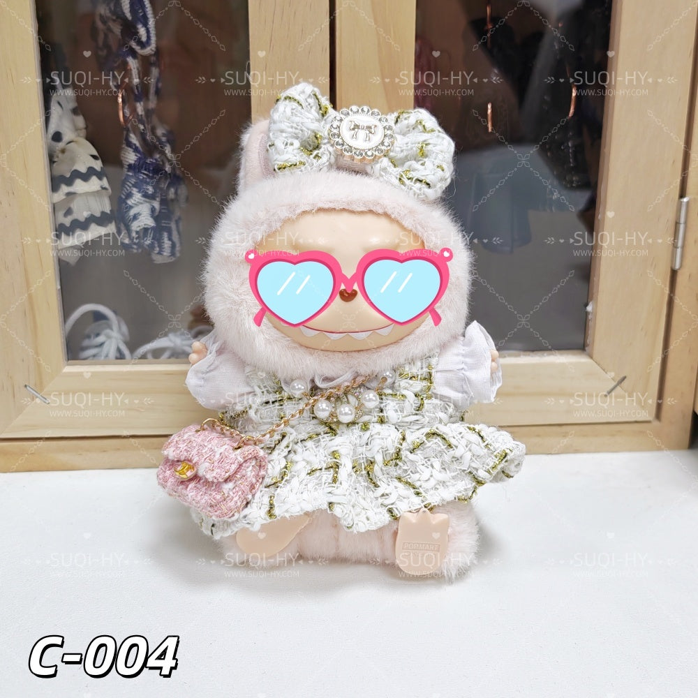 CC Style Part1：Handmade 17cm doll clothes, backpacks, wallets, shoes. Suitable for dolls with a height of about 10cm