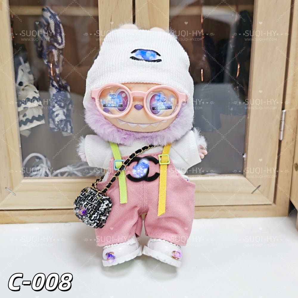 CC Style Part1：Handmade 17cm doll clothes, backpacks, wallets, shoes. Suitable for dolls with a height of about 10cm
