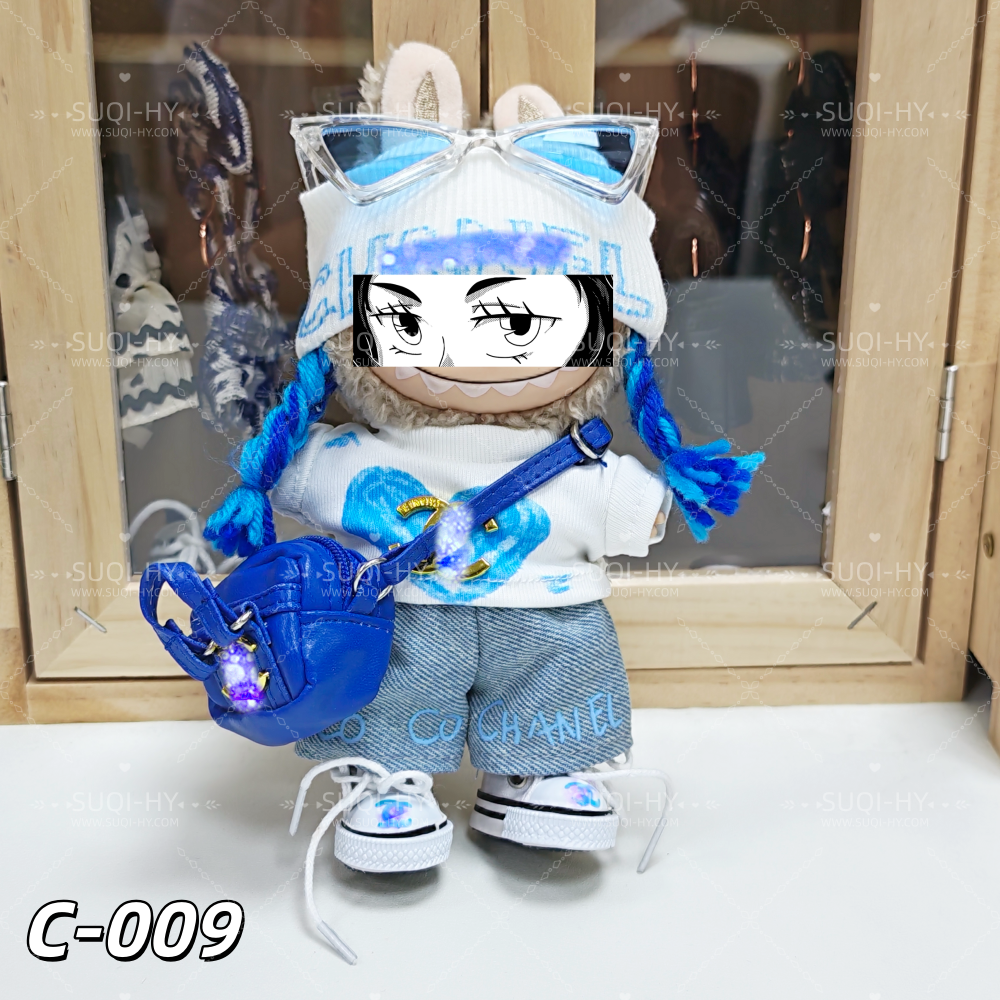 CC Style Part1：Handmade 17cm doll clothes, backpacks, wallets, shoes. Suitable for dolls with a height of about 10cm