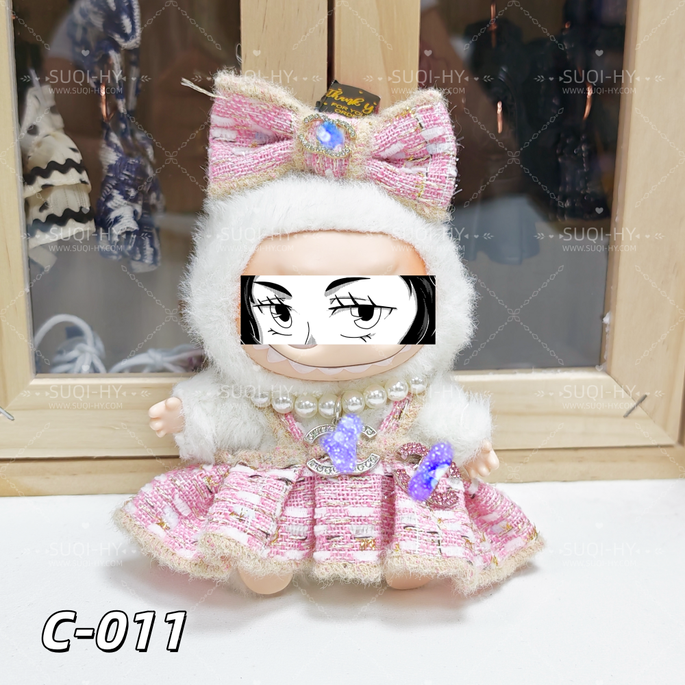 CC Style Part1：Handmade 17cm doll clothes, backpacks, wallets, shoes. Suitable for dolls with a height of about 10cm