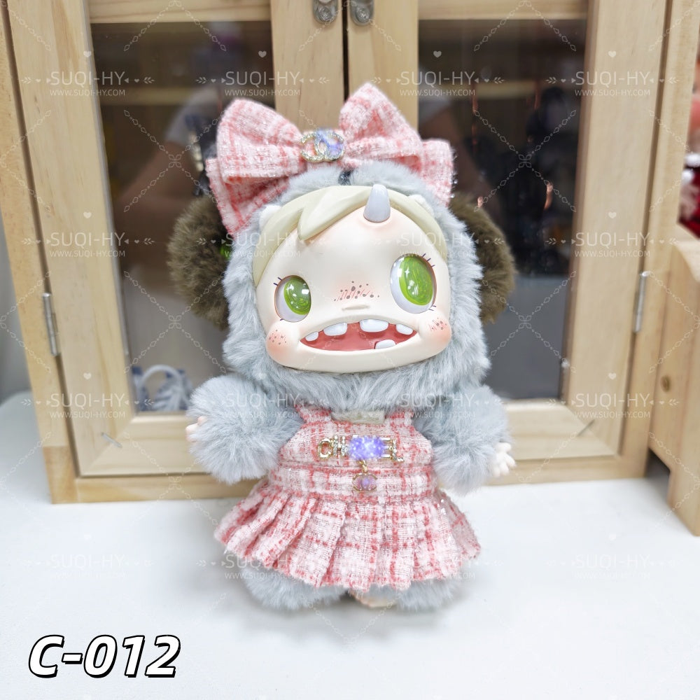 CC Style Part1：Handmade 17cm doll clothes, backpacks, wallets, shoes. Suitable for dolls with a height of about 10cm