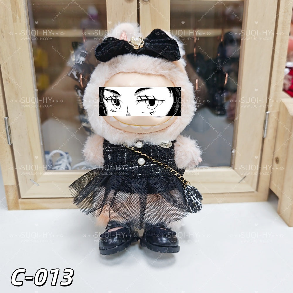 CC Style Part1：Handmade 17cm doll clothes, backpacks, wallets, shoes. Suitable for dolls with a height of about 10cm