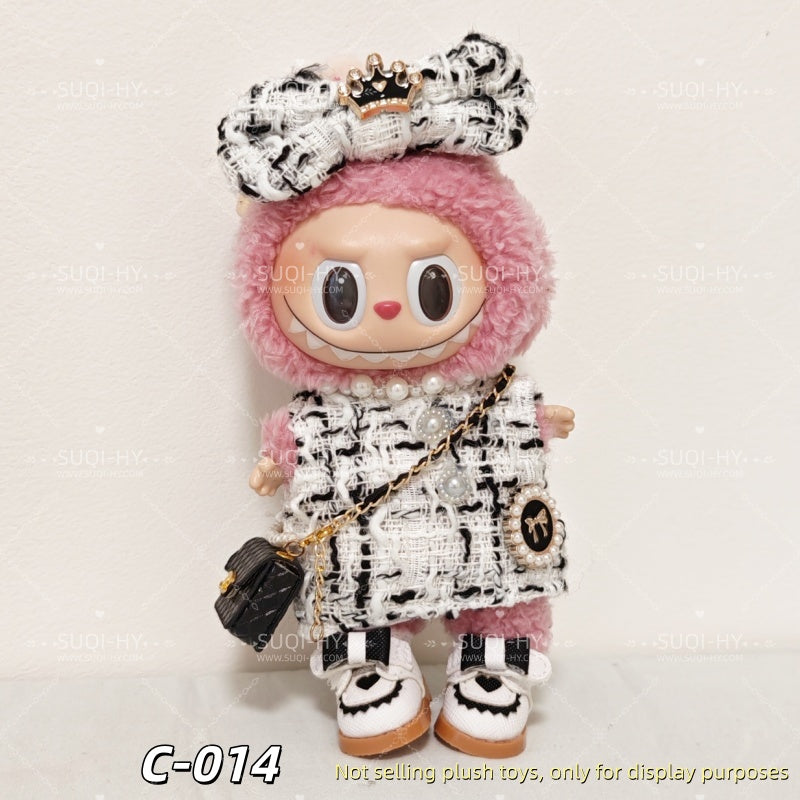 CC Style Part1：Handmade 17cm doll clothes, backpacks, wallets, shoes. Suitable for dolls with a height of about 10cm
