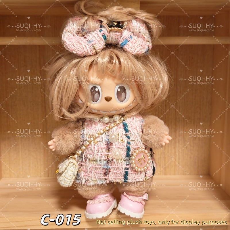 CC Style Part1：Handmade 17cm doll clothes, backpacks, wallets, shoes. Suitable for dolls with a height of about 10cm