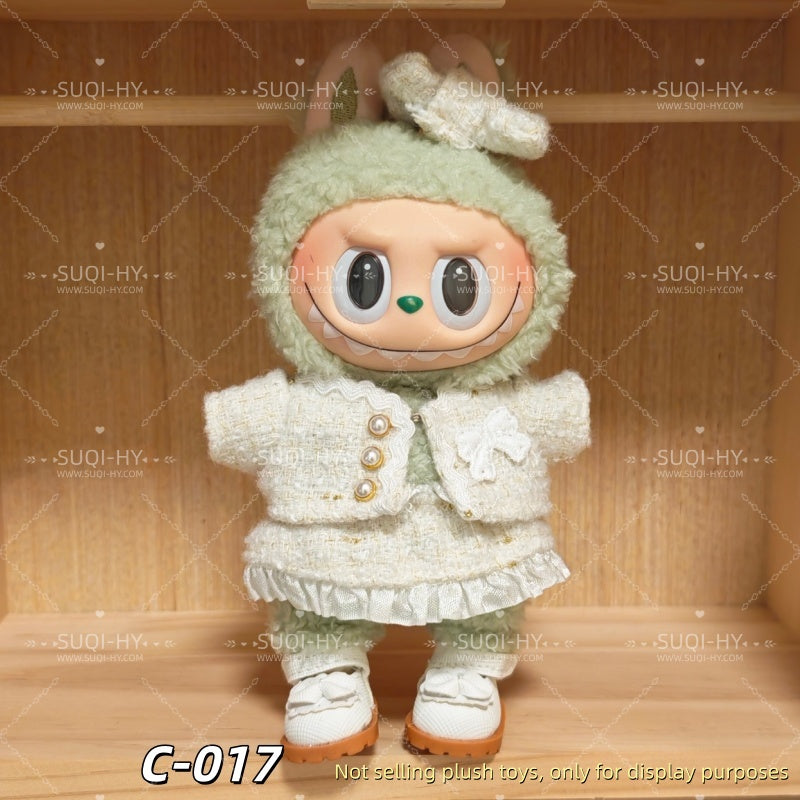 CC Style Part1：Handmade 17cm doll clothes, backpacks, wallets, shoes. Suitable for dolls with a height of about 10cm