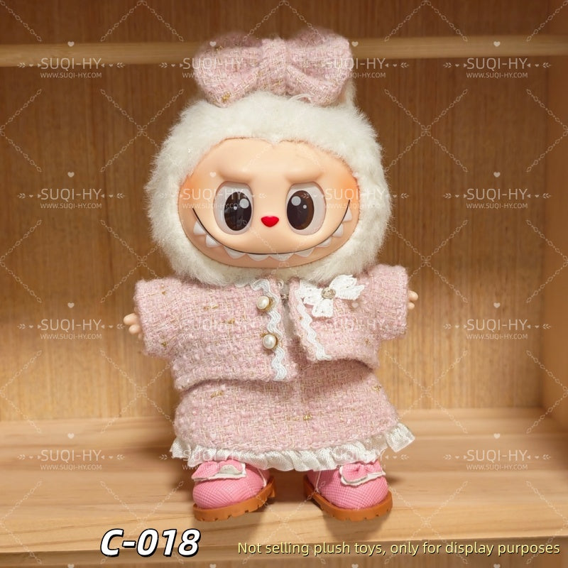 CC Style Part1：Handmade 17cm doll clothes, backpacks, wallets, shoes. Suitable for dolls with a height of about 10cm