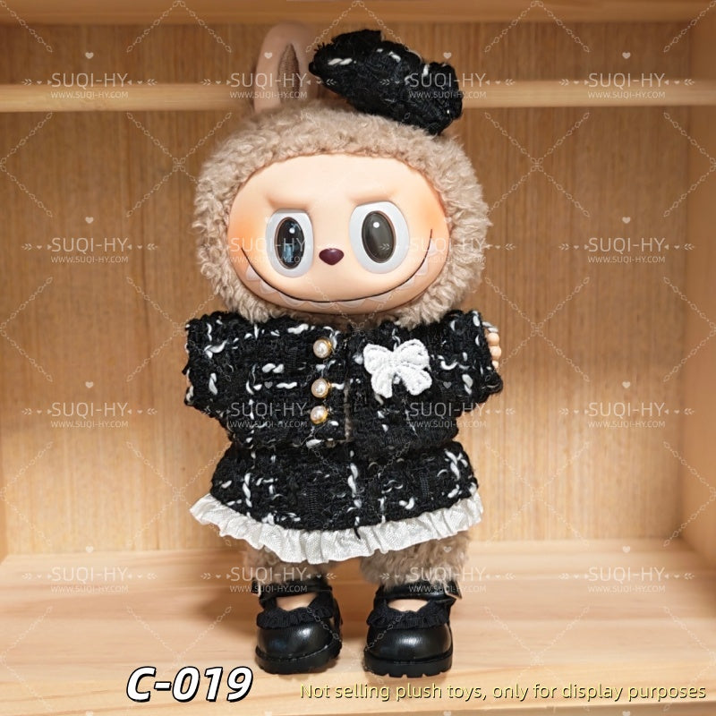 CC Style Part1：Handmade 17cm doll clothes, backpacks, wallets, shoes. Suitable for dolls with a height of about 10cm