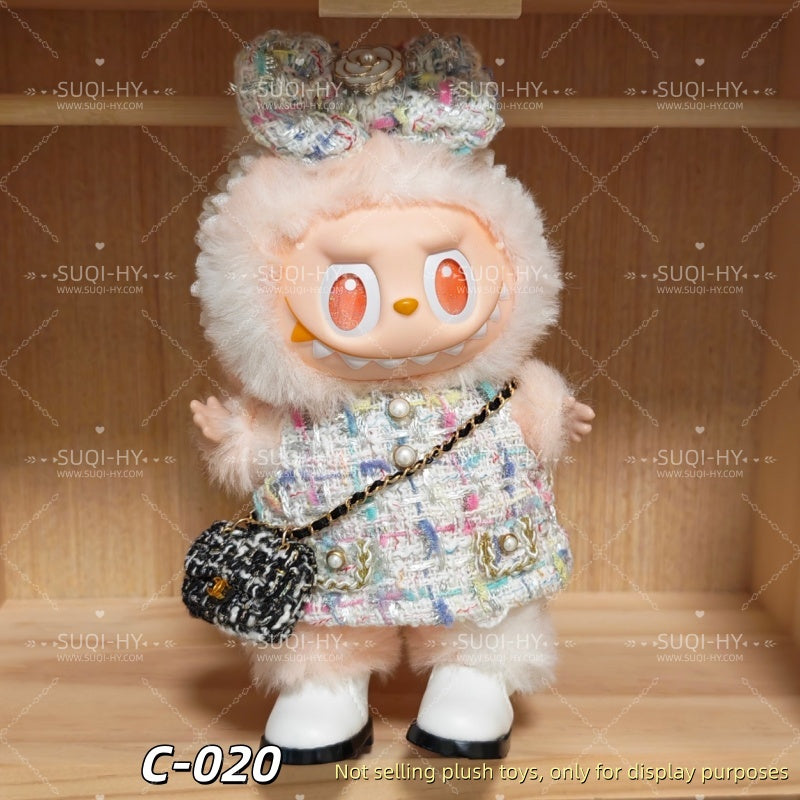 CC Style Part1：Handmade 17cm doll clothes, backpacks, wallets, shoes. Suitable for dolls with a height of about 10cm