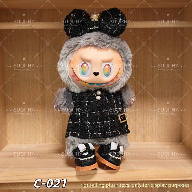CC Style Part1：Handmade 17cm doll clothes, backpacks, wallets, shoes. Suitable for dolls with a height of about 10cm