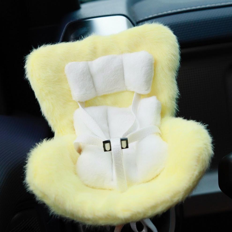 he safety seat that can be placed on the desktop or car air outlet is suitable for various plush toys and 17cm LBB seating party