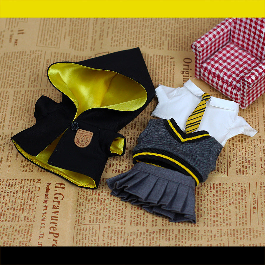 Magic Cloak Gryffindor School Uniform - Slytherin School Uniform - Harry Potter Replica Costume for Dolls