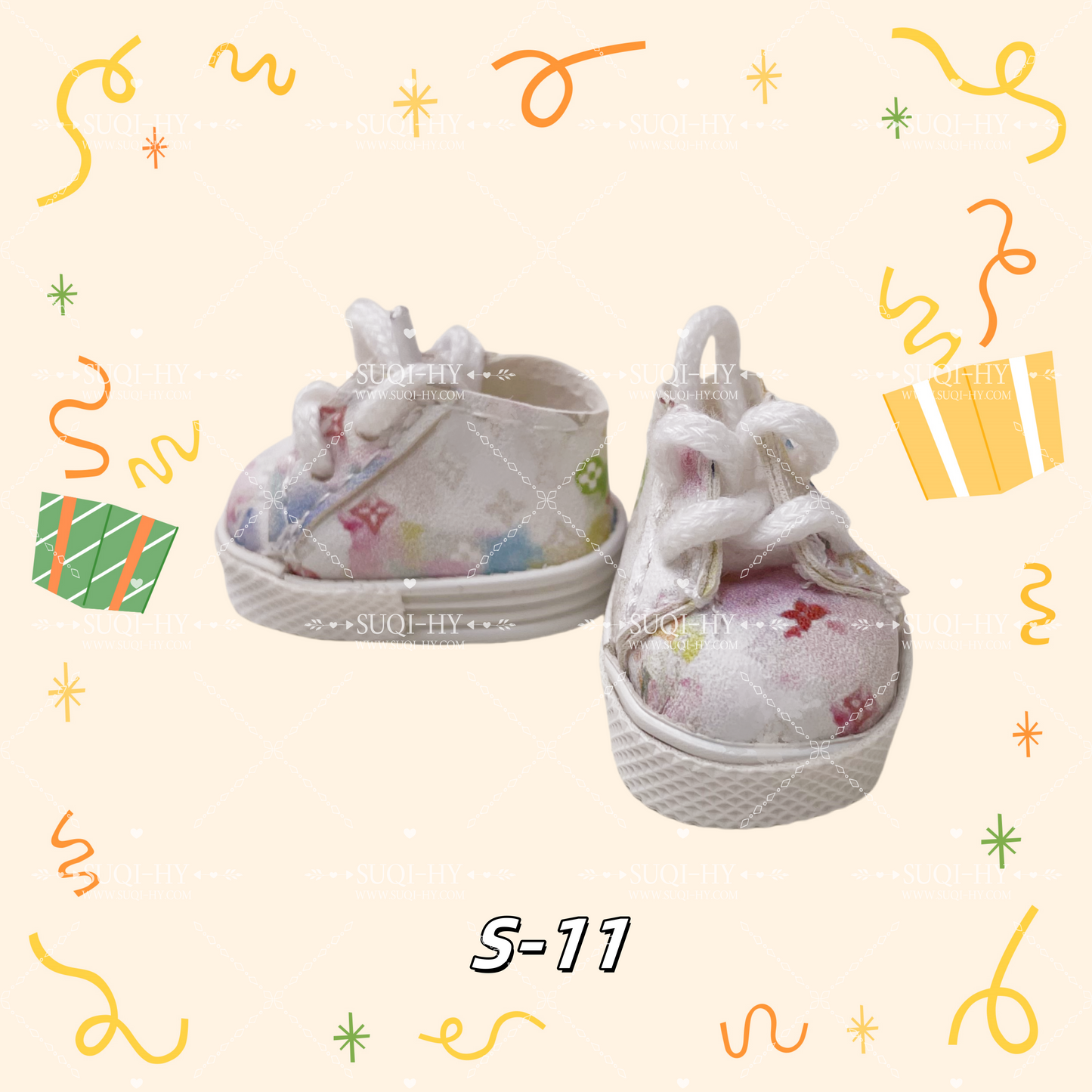 Handmade shoes suitable for 17cm LBB dolls, the size is very suitable