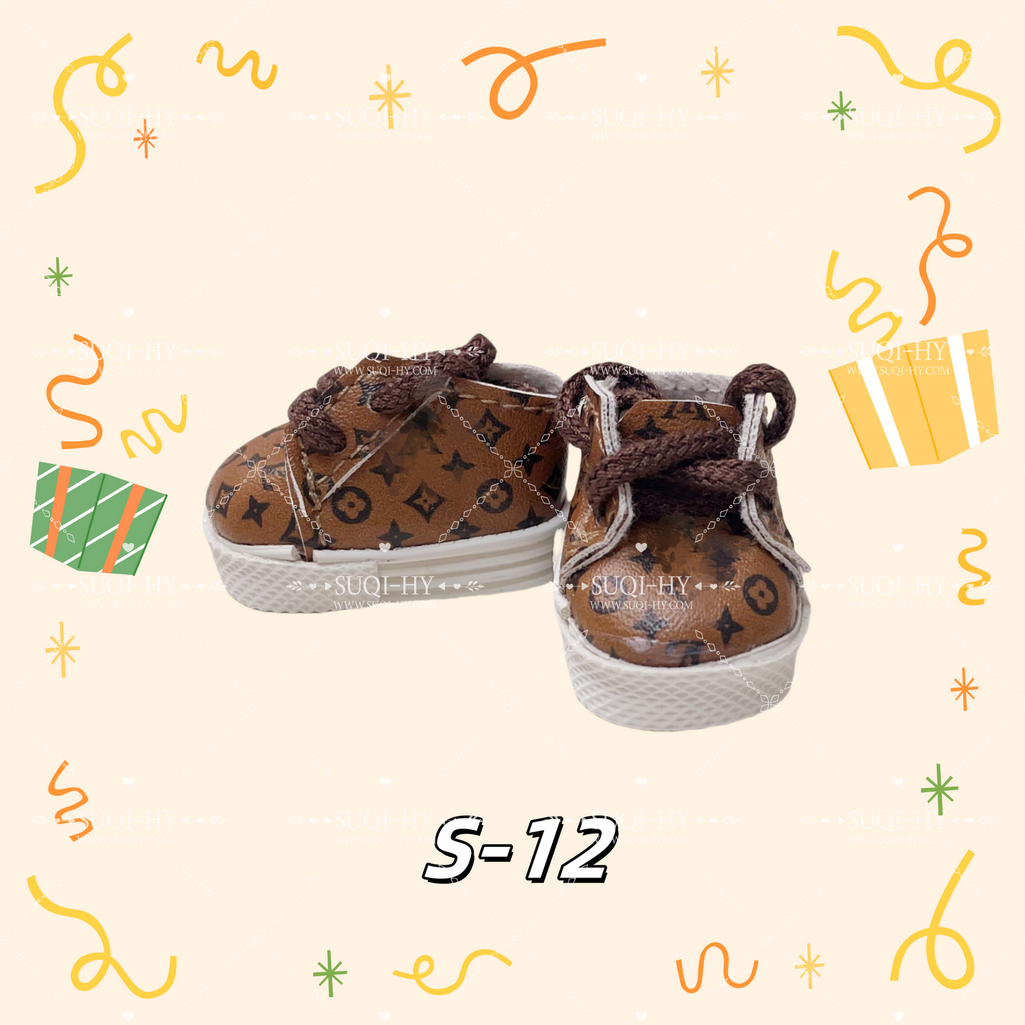 Handmade shoes suitable for 17cm LBB dolls, the size is very suitable