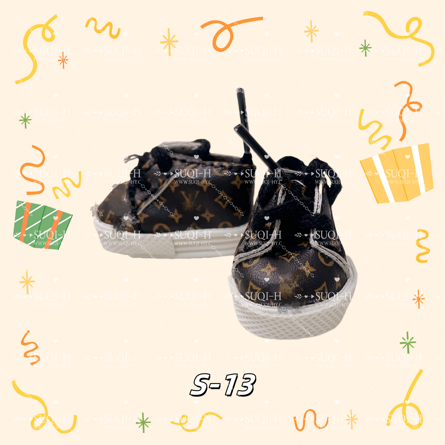 Handmade shoes suitable for 17cm LBB dolls, the size is very suitable