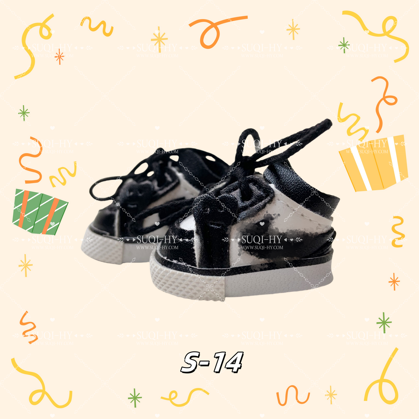 Handmade shoes suitable for 17cm LBB dolls, the size is very suitable