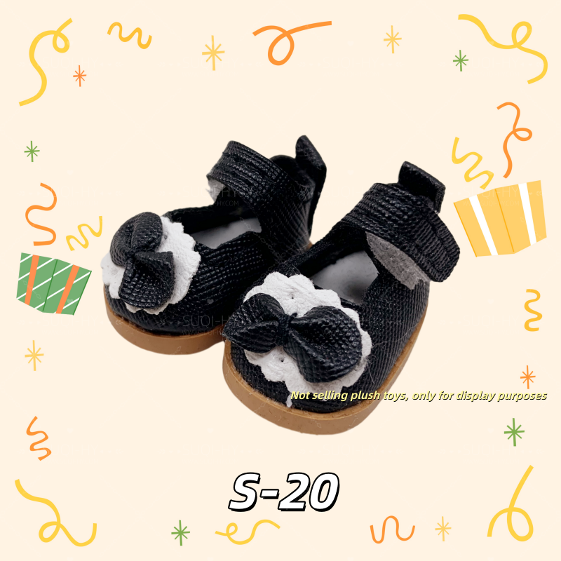 Shoes Part 2:Handmade shoes suitable for 17cm LBB dolls, the size is very suitable,Perfect choice for matching with women's clothing
