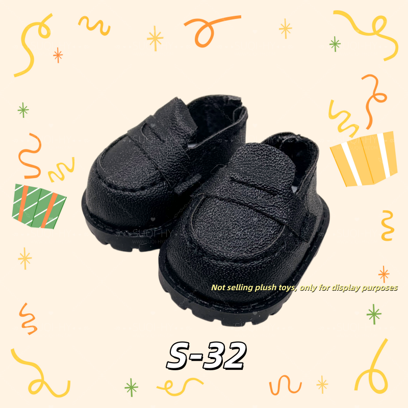 Shoes Part 3:Handmade for 17cm LBB Plush Vinyl FigureCompatible with V1/V2/V3Macaron Sitting Party Warning: High Energy Ahead