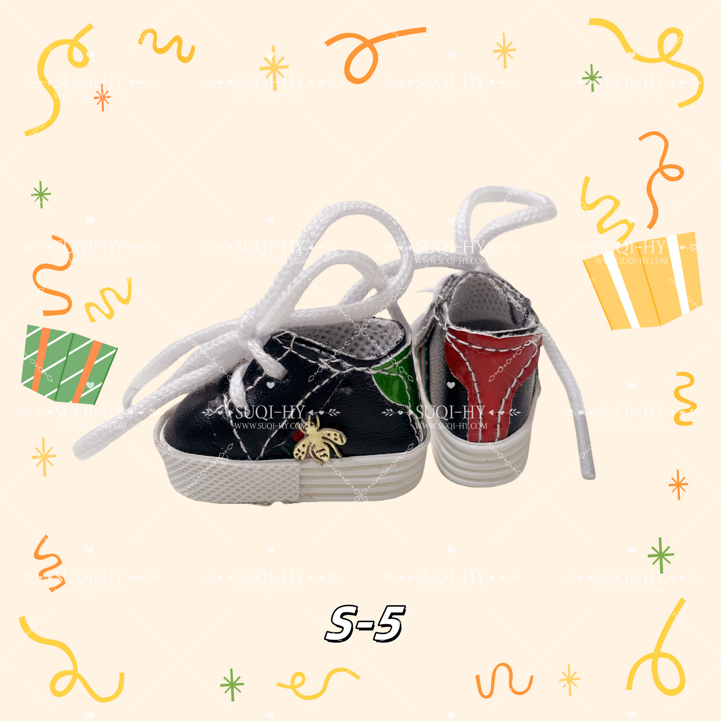 Handmade shoes suitable for 17cm LBB dolls, the size is very suitable