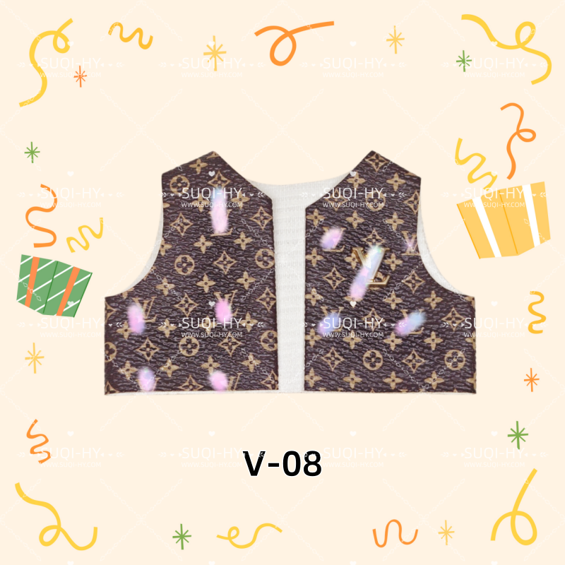 Designer vest: suitable for various combinations of 17cm plush toys or 10cm body dolls