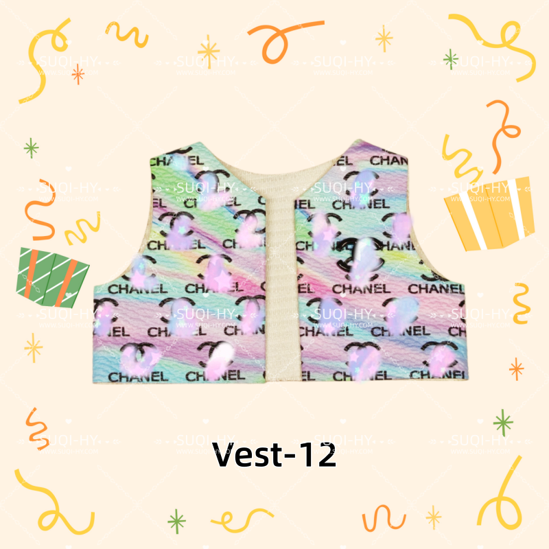 Designer vest: suitable for various combinations of 17cm plush toys or 10cm body dolls