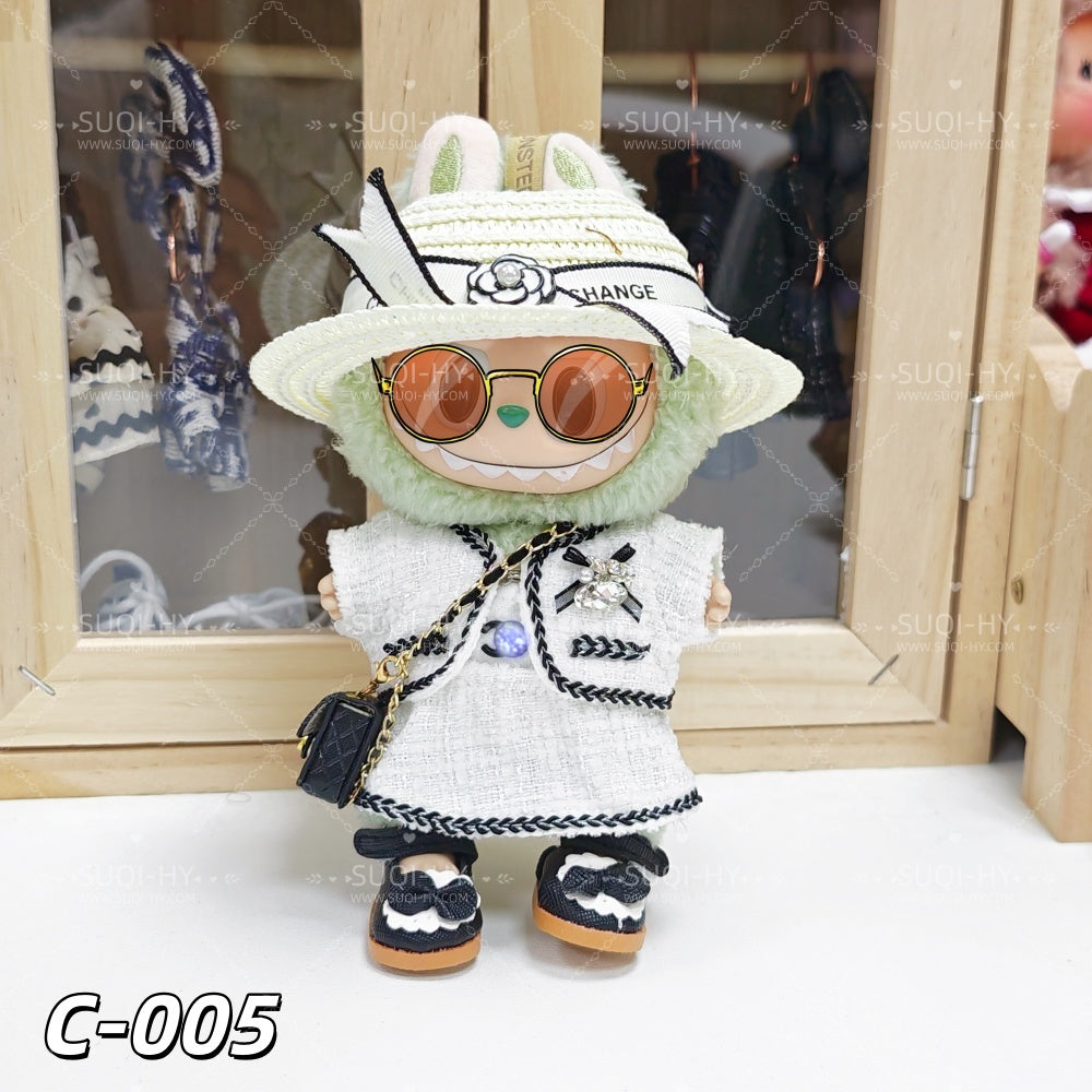 CC Style Part1：Handmade 17cm doll clothes, backpacks, wallets, shoes. Suitable for dolls with a height of about 10cm