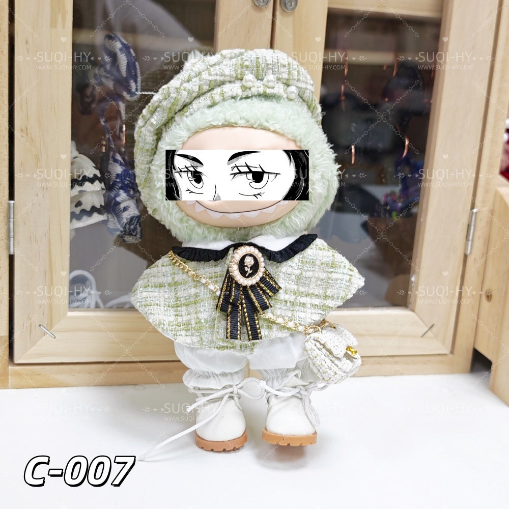 CC Style Part1：Handmade 17cm doll clothes, backpacks, wallets, shoes. Suitable for dolls with a height of about 10cm