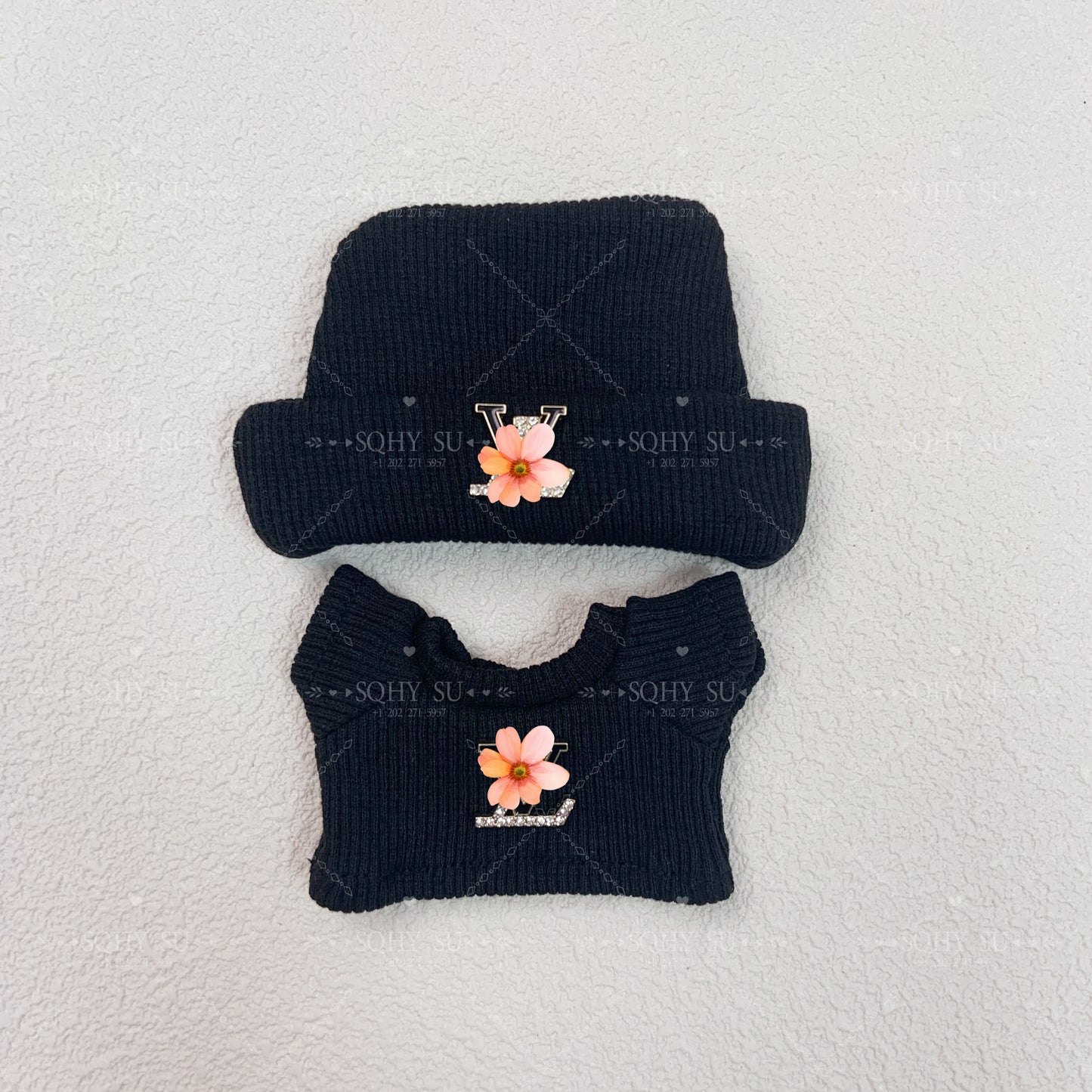Lulu sweater set: hat + sweater,Multiple colors available, suitable for 17cm LFF dolls.