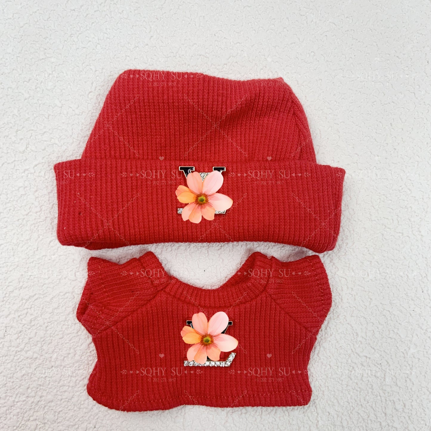 Lulu sweater set: hat + sweater,Multiple colors available, suitable for 17cm LFF dolls.