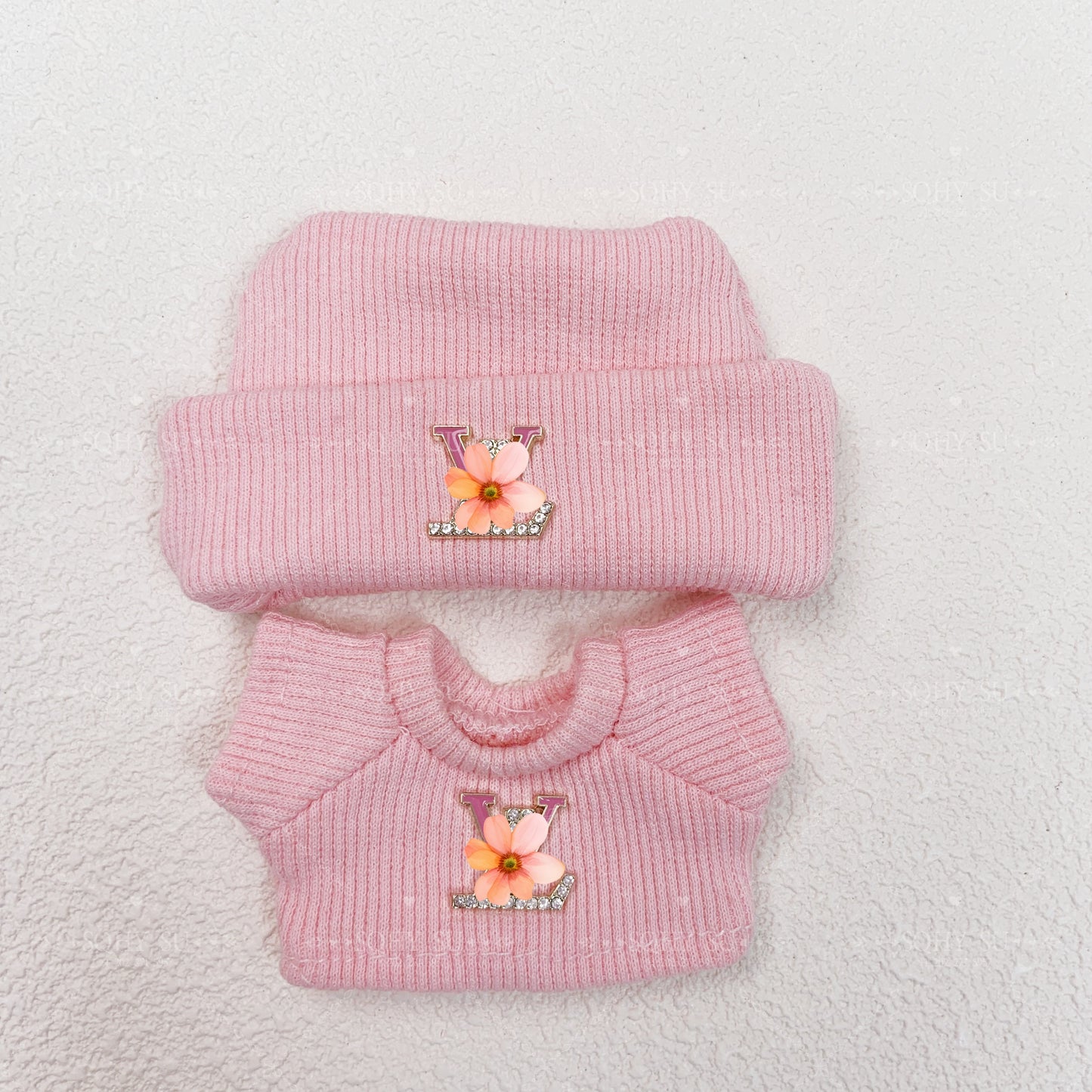 Lulu sweater set: hat + sweater,Multiple colors available, suitable for 17cm LFF dolls.