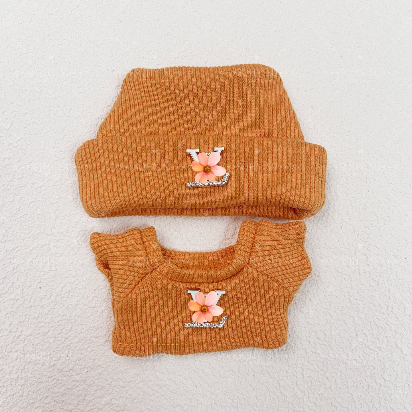 Lulu sweater set: hat + sweater,Multiple colors available, suitable for 17cm LFF dolls.