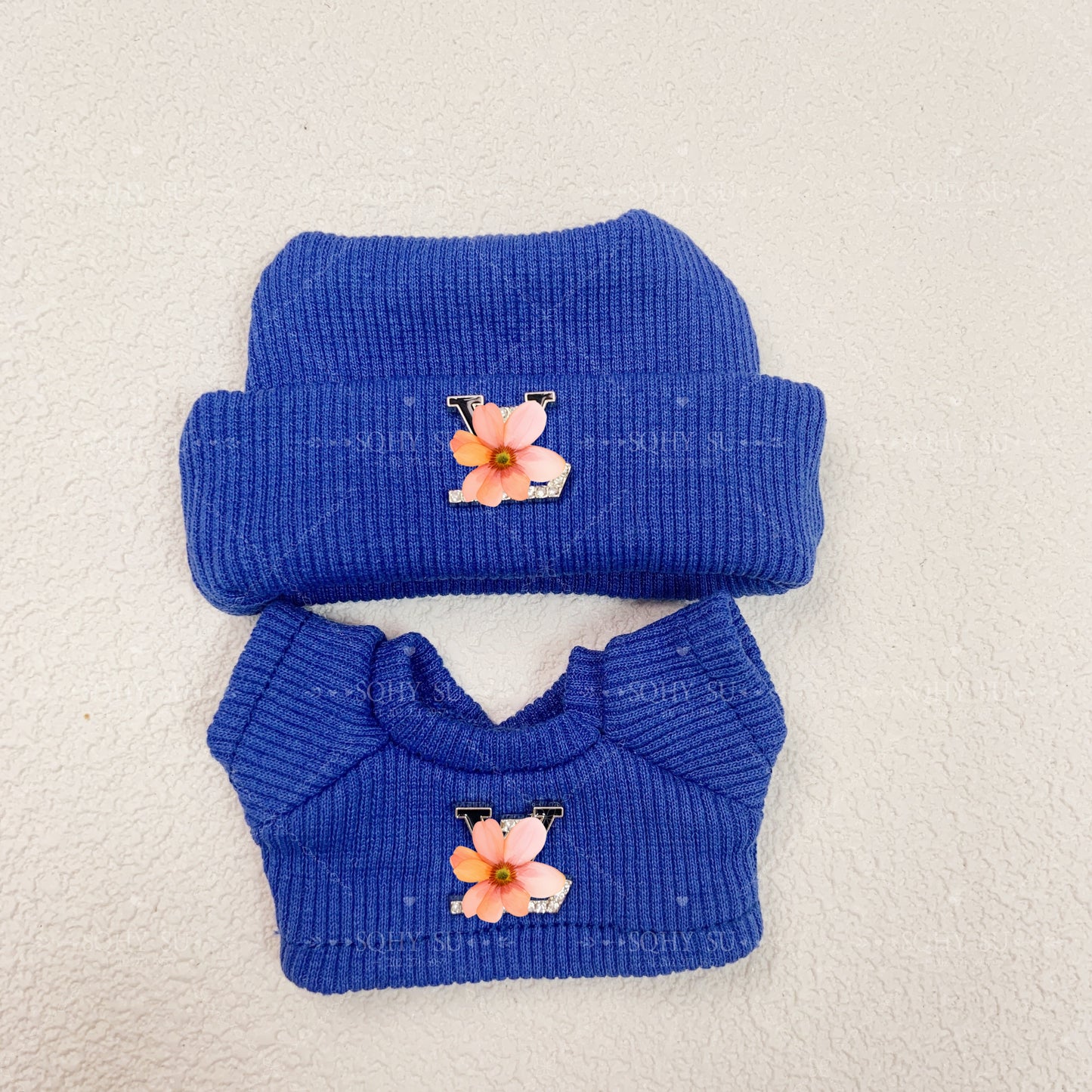 Lulu sweater set: hat + sweater,Multiple colors available, suitable for 17cm LFF dolls.