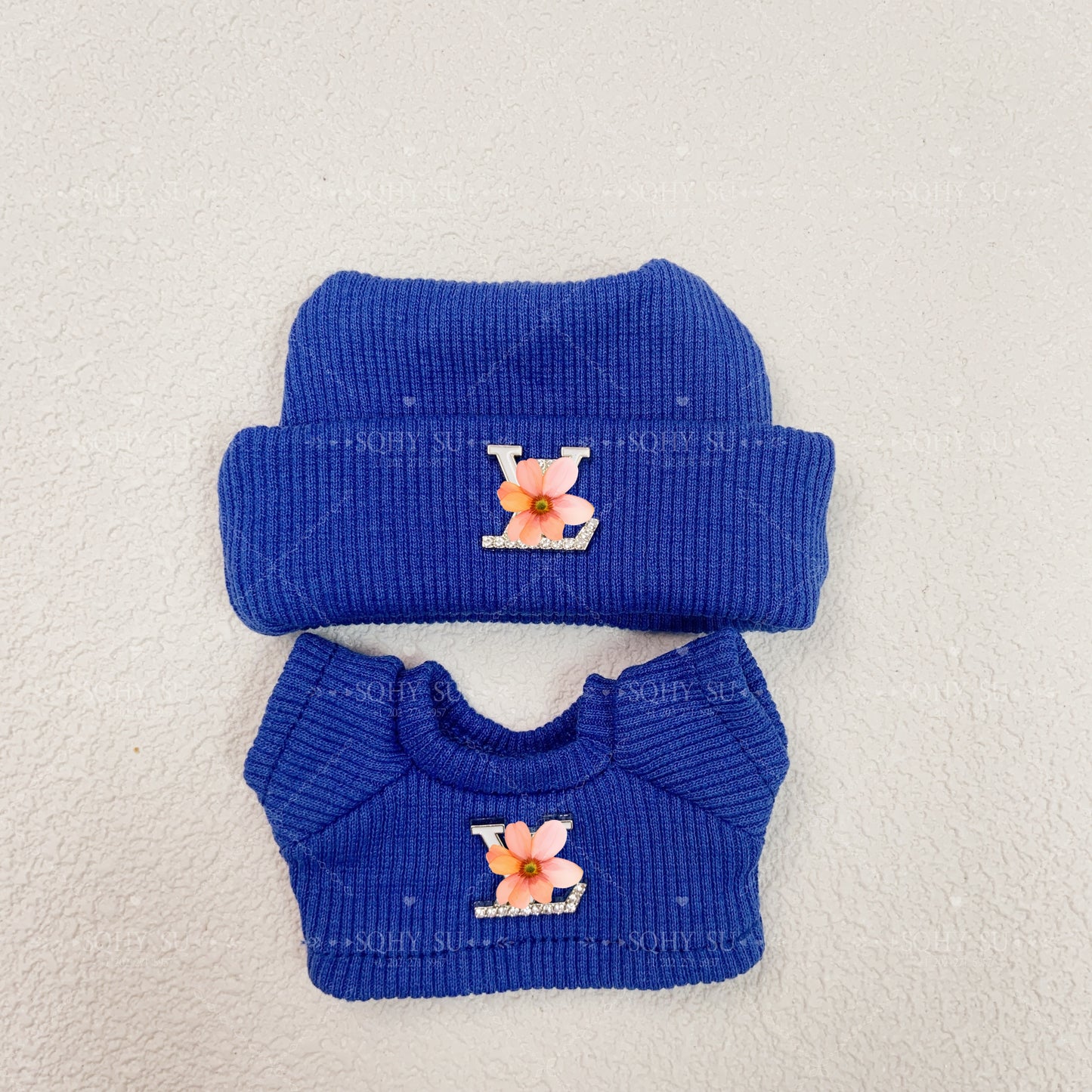 Lulu sweater set: hat + sweater,Multiple colors available, suitable for 17cm LFF dolls.