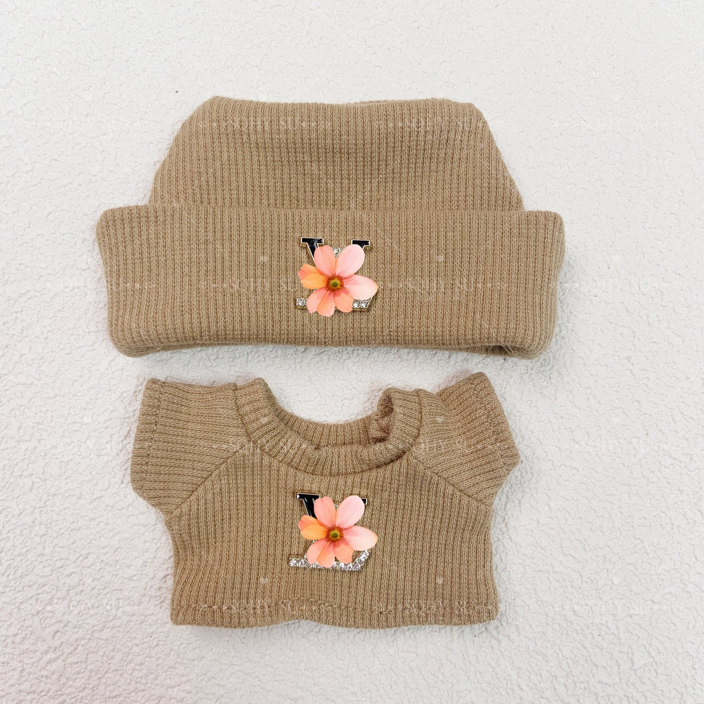 Lulu sweater set: hat + sweater,Multiple colors available, suitable for 17cm LFF dolls.