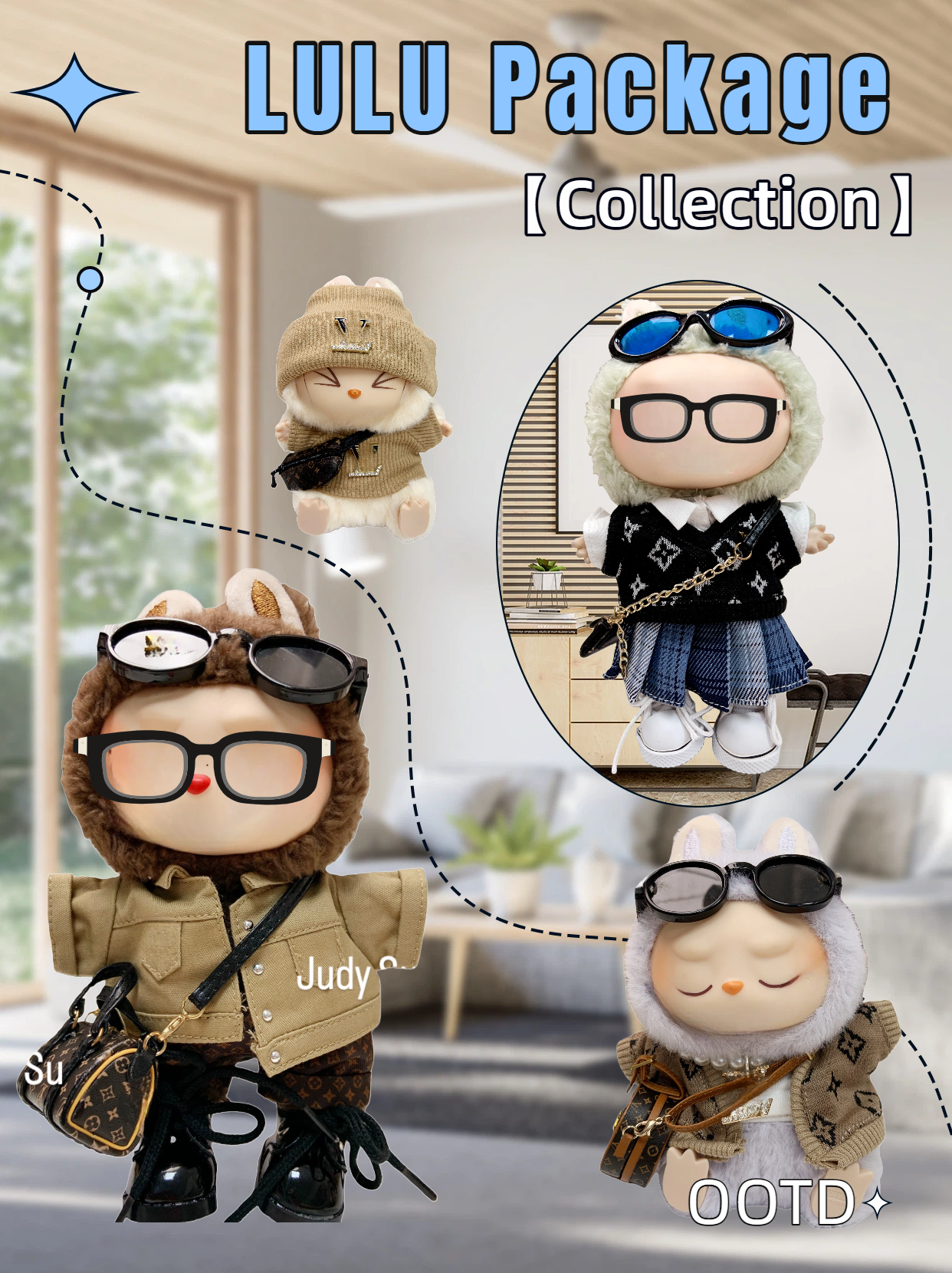 LULU Package Collection Part 1：Trendy set suitable for 17cm LBB Manual customization Personal Matching