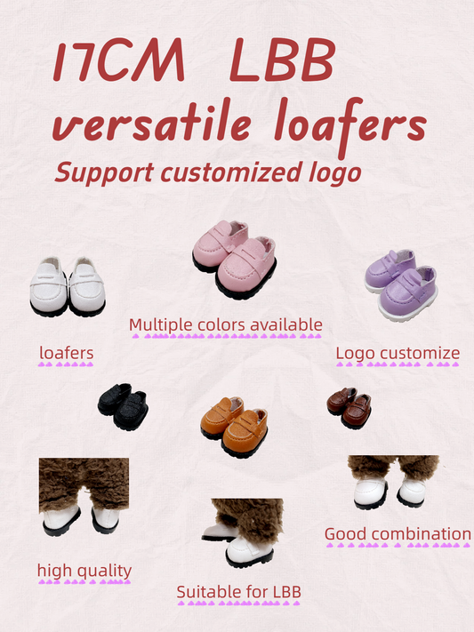 Handmade for 17cm LBB Plush Vinyl FigureCompatible with V1/V2/V3Macaron Sitting Party Warning: High Energy Ahead